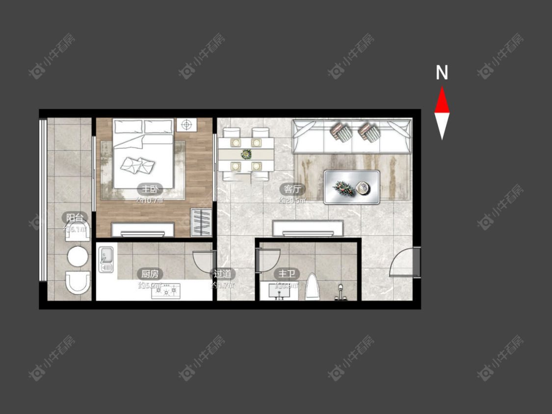 京城豪苑北区房源户型图 常州京城豪苑北区在售二手房源户型图_小牛看房