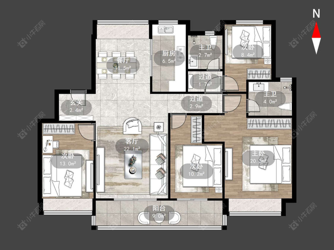 桃李东方房源户型图 常州桃李东方在售二手房源户型图_小牛看房