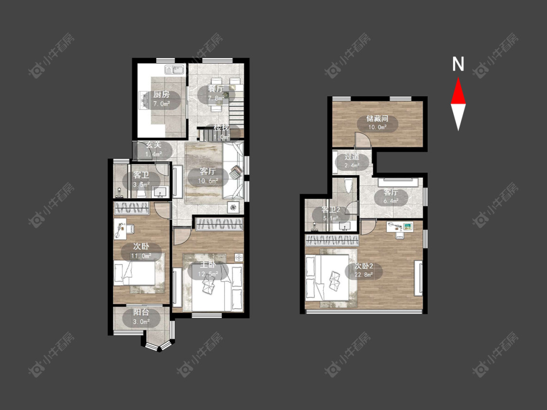 翠竹新村南区房源户型图 常州翠竹新村南区在售二手房源户型图_小牛看房