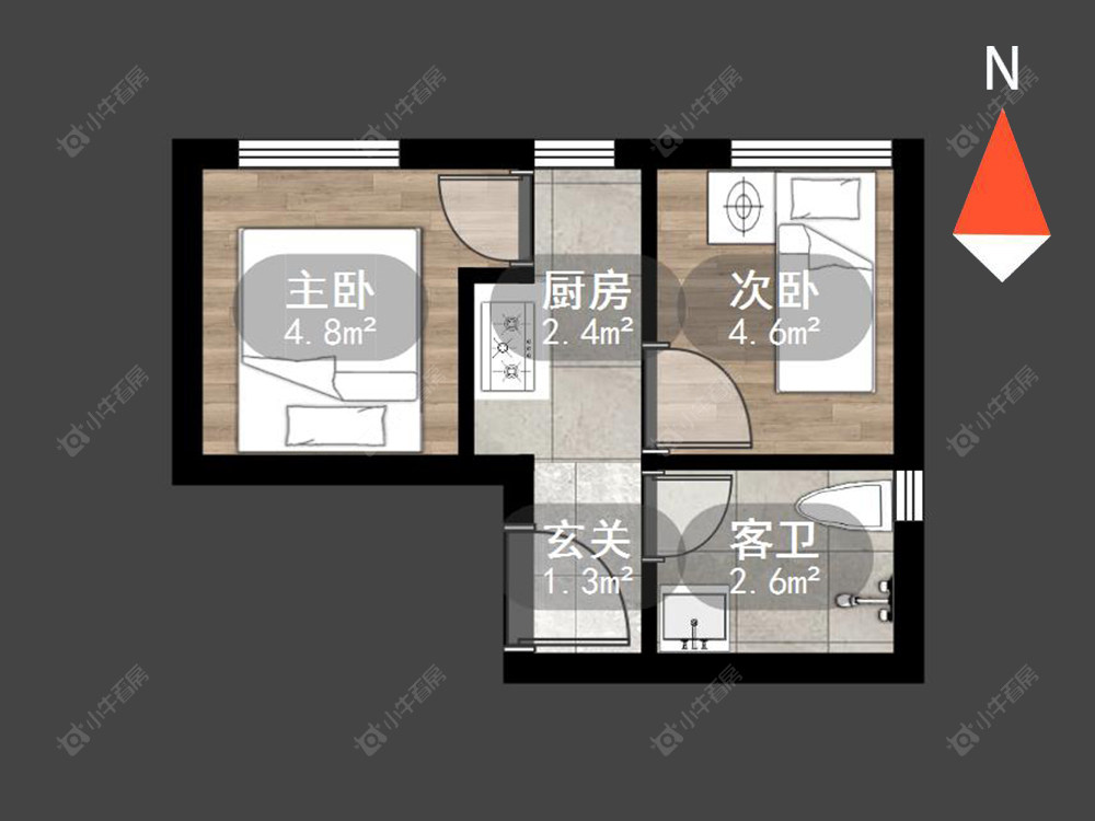 常州香江康桥在售二手房房源户型图_小牛看房