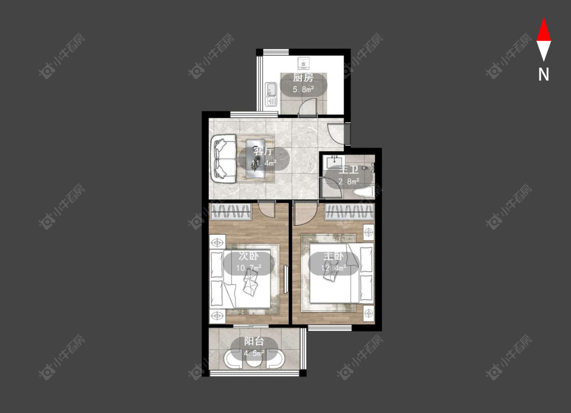 常州劳动新村南区在售二手房房源户型图_小牛看房