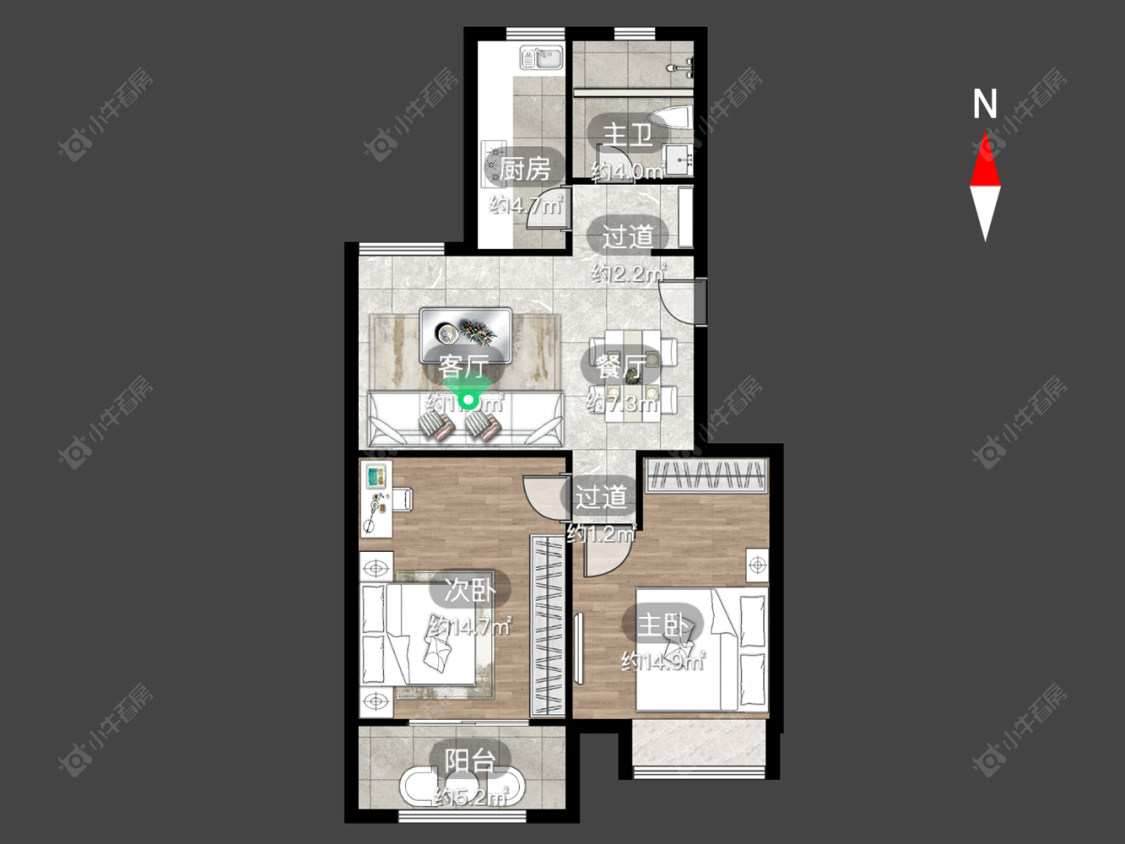 藏龙苑西区在售二手房