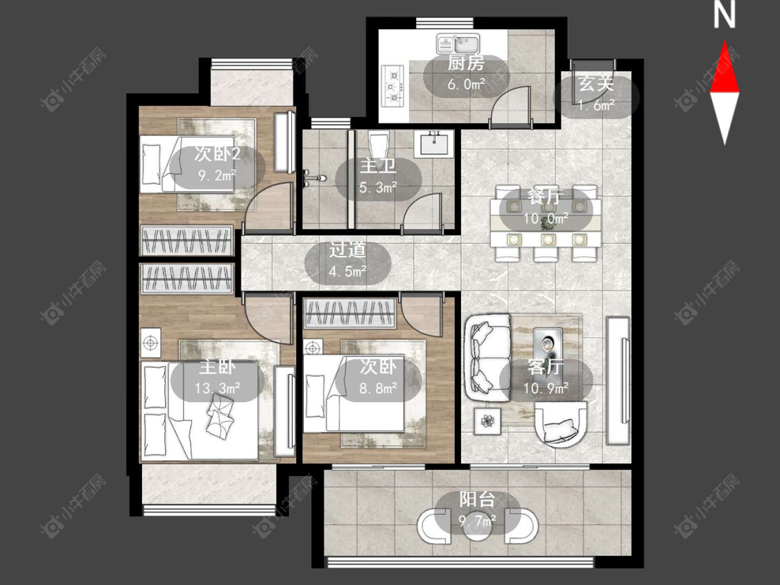 旭辉都会里房源户型图 常州旭辉都会里在售二手房源户型图_小牛看房
