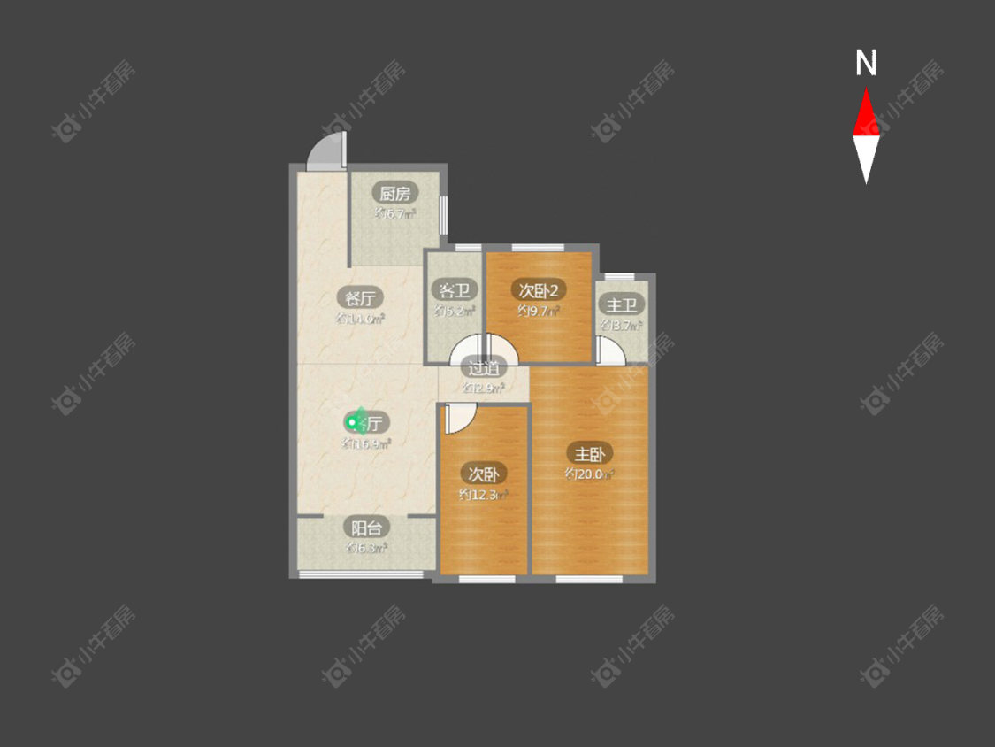 常州泰盈八千里在售二手房源户型图_小牛看房