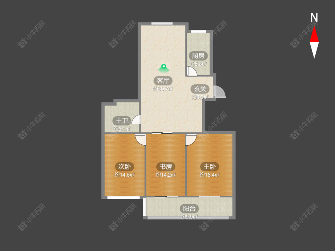 常州怀德苑在售二手房源户型图_小牛看房
