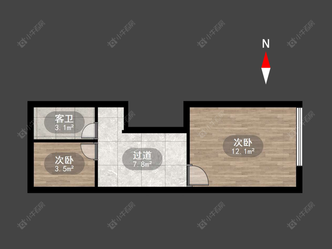 常州牡丹三江公寓在售二手房房源户型图_小牛看房