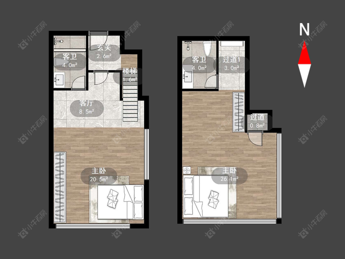 常州世茂广场在售二手房源户型图_小牛看房