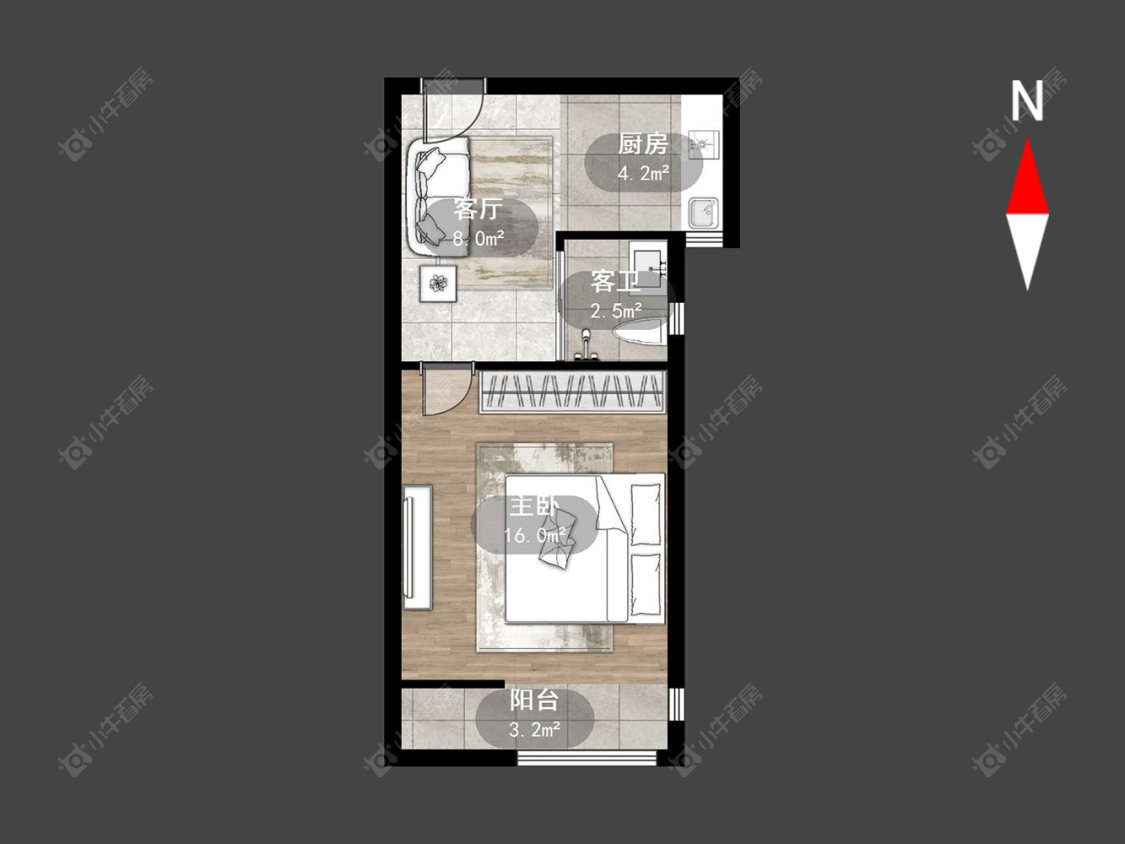 常州名仕佳园在售二手房源户型图_小牛看房