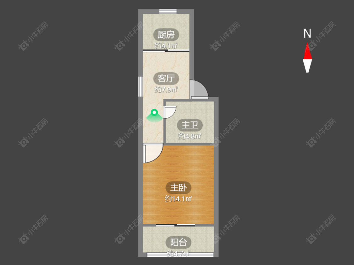 常州丽乐公寓在售二手房源户型图_小牛看房