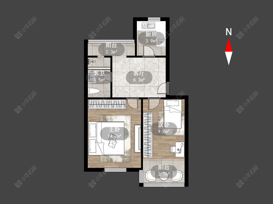 常州红梅东村在售二手房源户型图_小牛看房