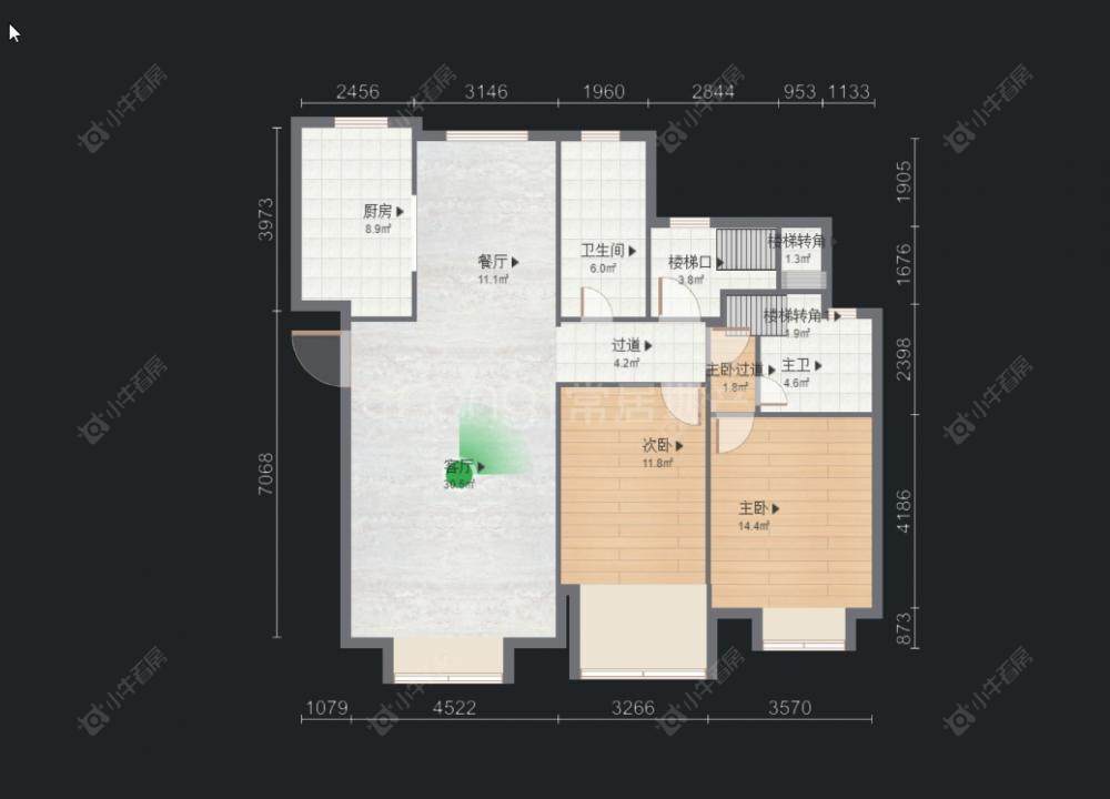 观景苑房源户型图 常州观景苑在售二手房源户型图_小牛看房