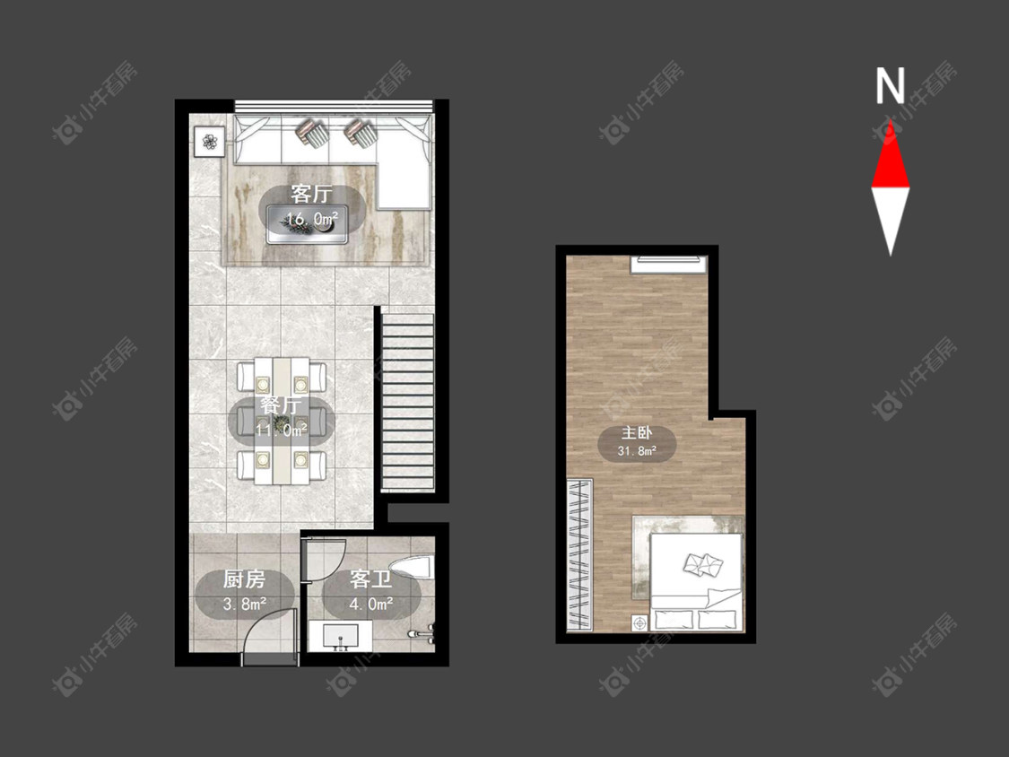 常州世茂广场在售二手房源户型图_小牛看房