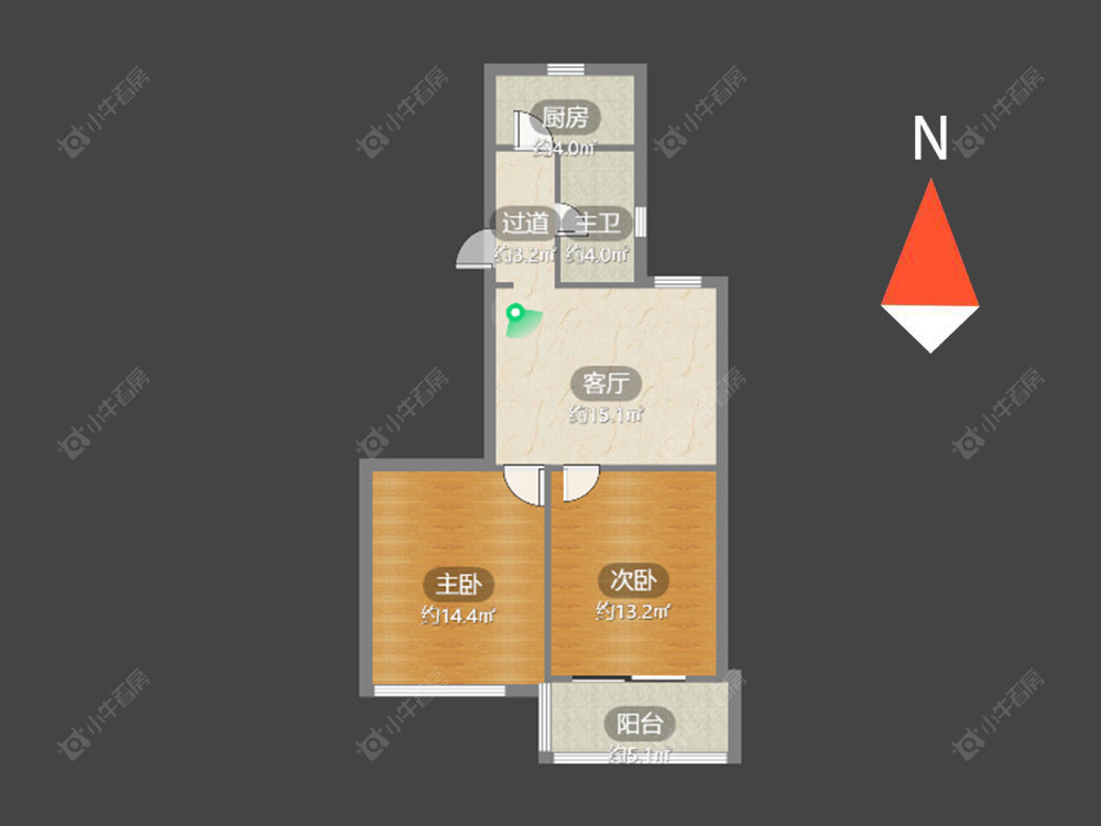 清潭六村房源户型图 常州清潭六村在售二手房源户型图_小牛看房