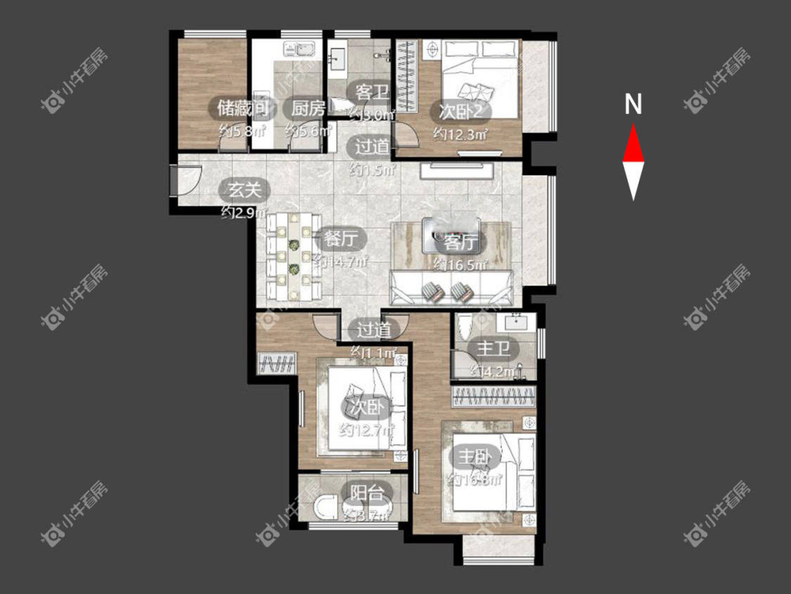 常州绿都万和城二区在租房源_小牛看房