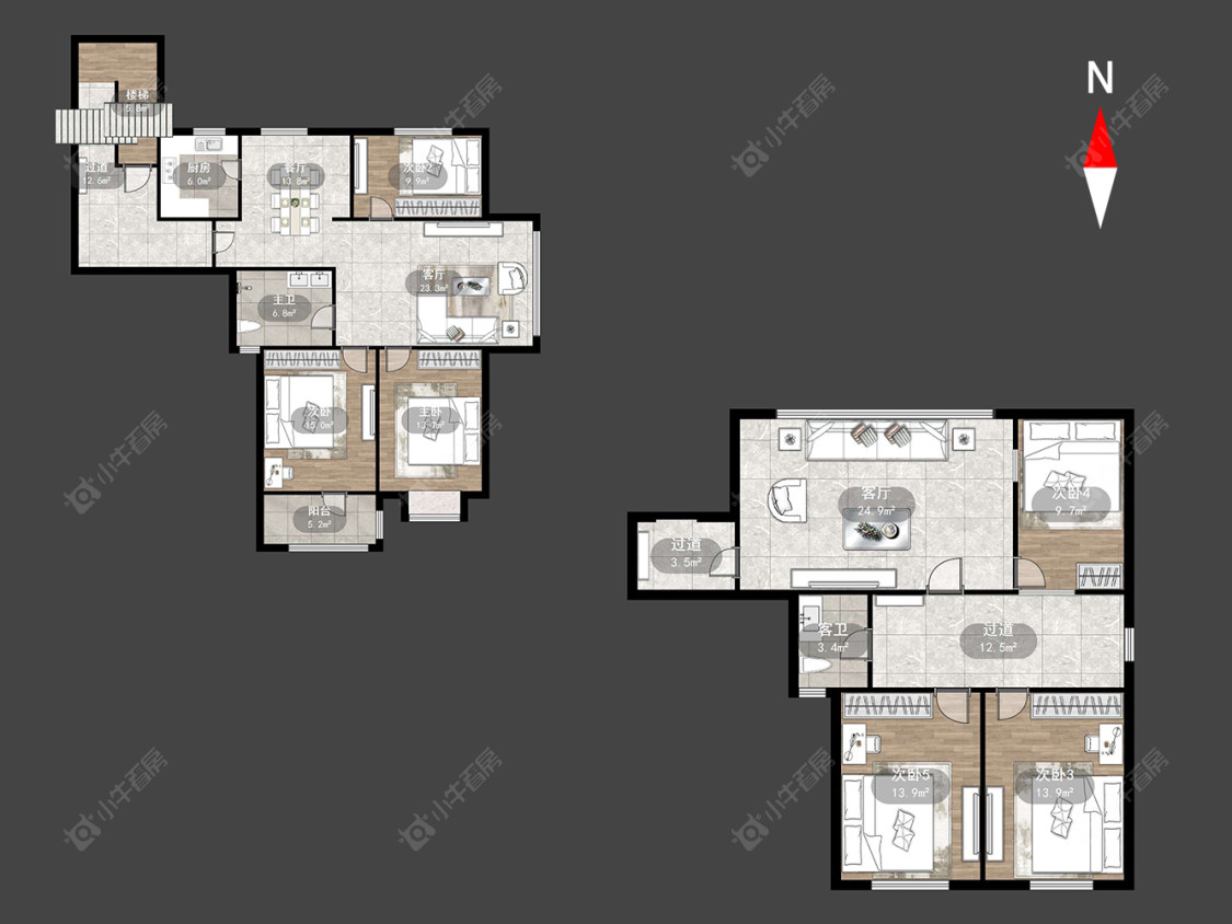 常州锦阳花苑在售二手房源户型图_小牛看房