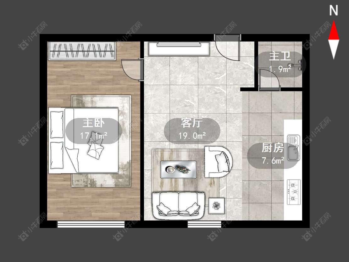 常州金色新城西区在售二手房源户型图_小牛看房