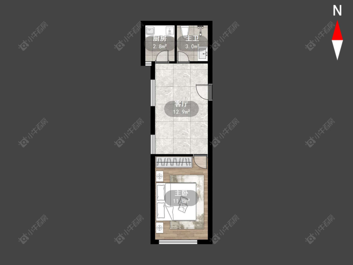 东方国际公寓房源户型图 常州东方国际公寓在售二手房源户型图_小牛看房