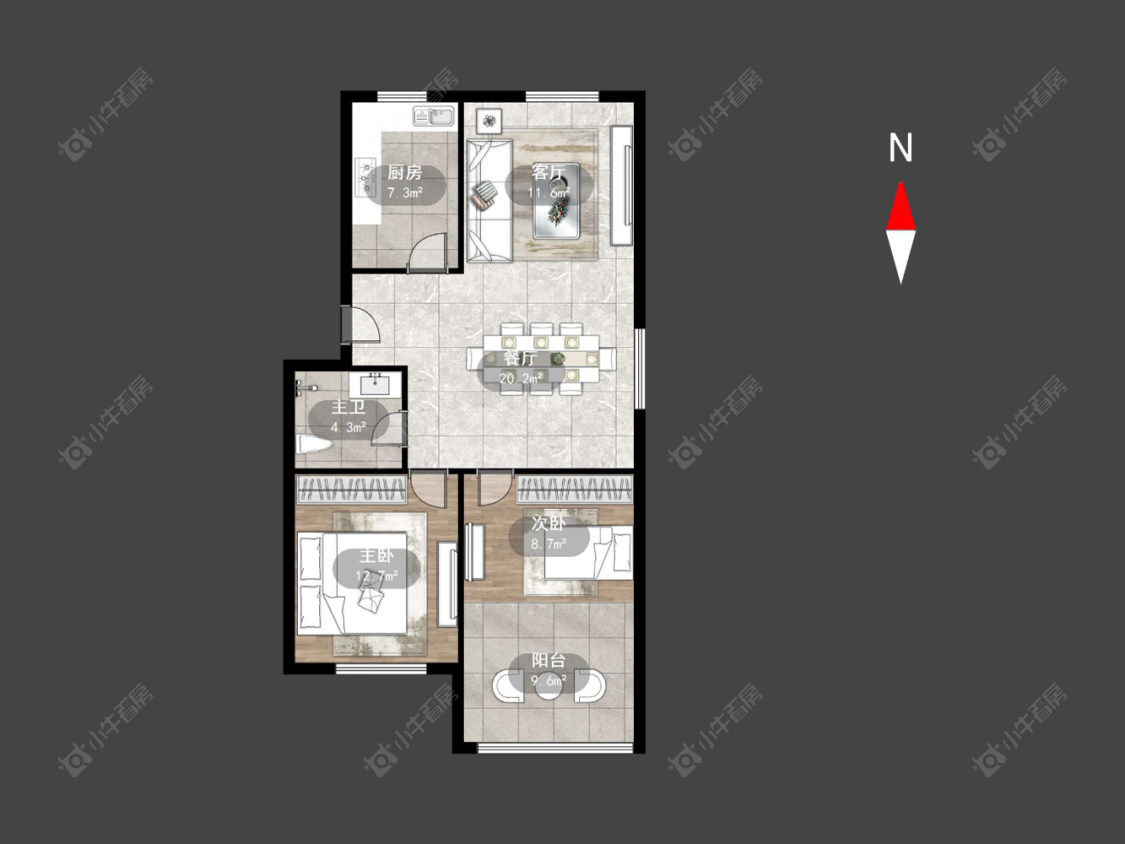 常州燕兴新村东区在售二手房源户型图_小牛看房