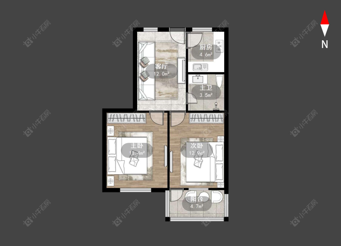 常州劳动新村南区在售二手房房源户型图_小牛看房