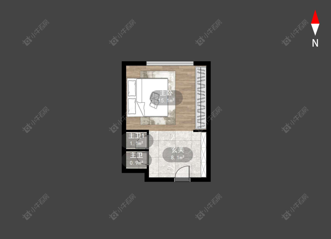 九洲新世界广场房源户型图 常州九洲新世界广场在售二手房源户型图_小牛看房