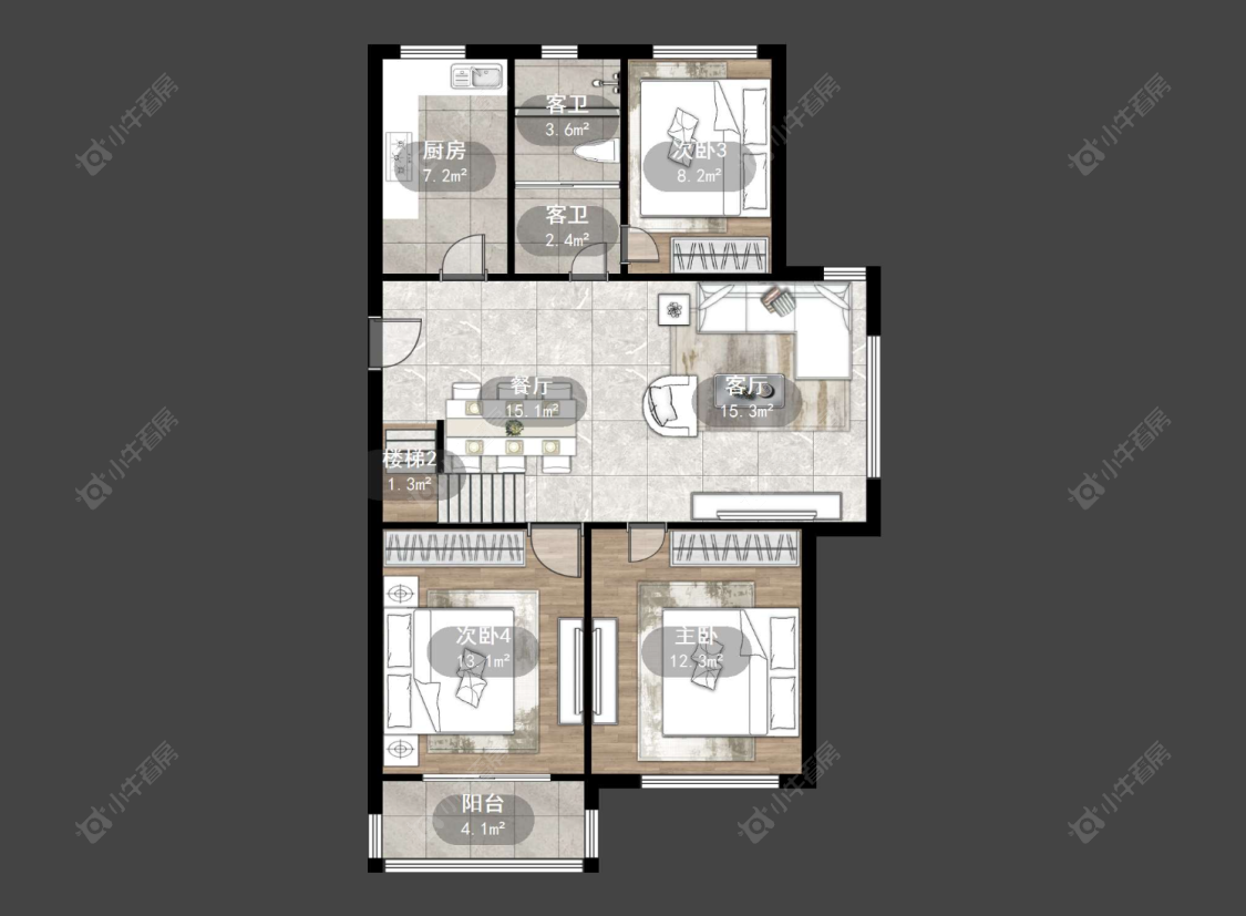 腾龙苑西区房源户型图 常州腾龙苑西区在售二手房源户型图_小牛看房