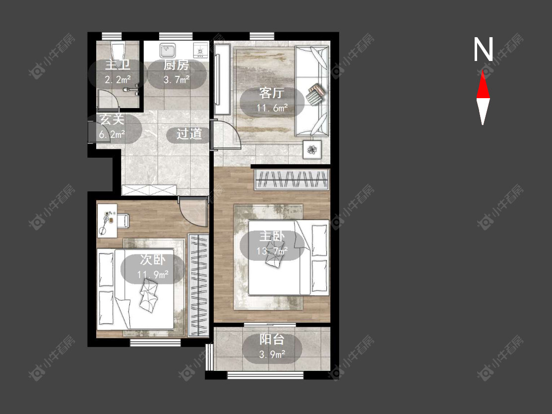 清凉新村房源户型图 常州清凉新村在售二手房源户型图_小牛看房