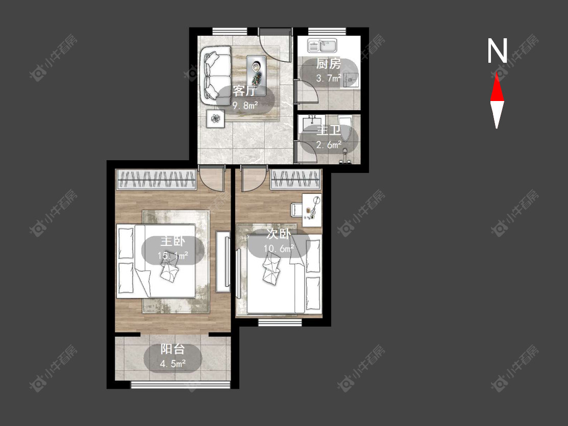 常州丽华二村在售二手房源户型图_小牛看房