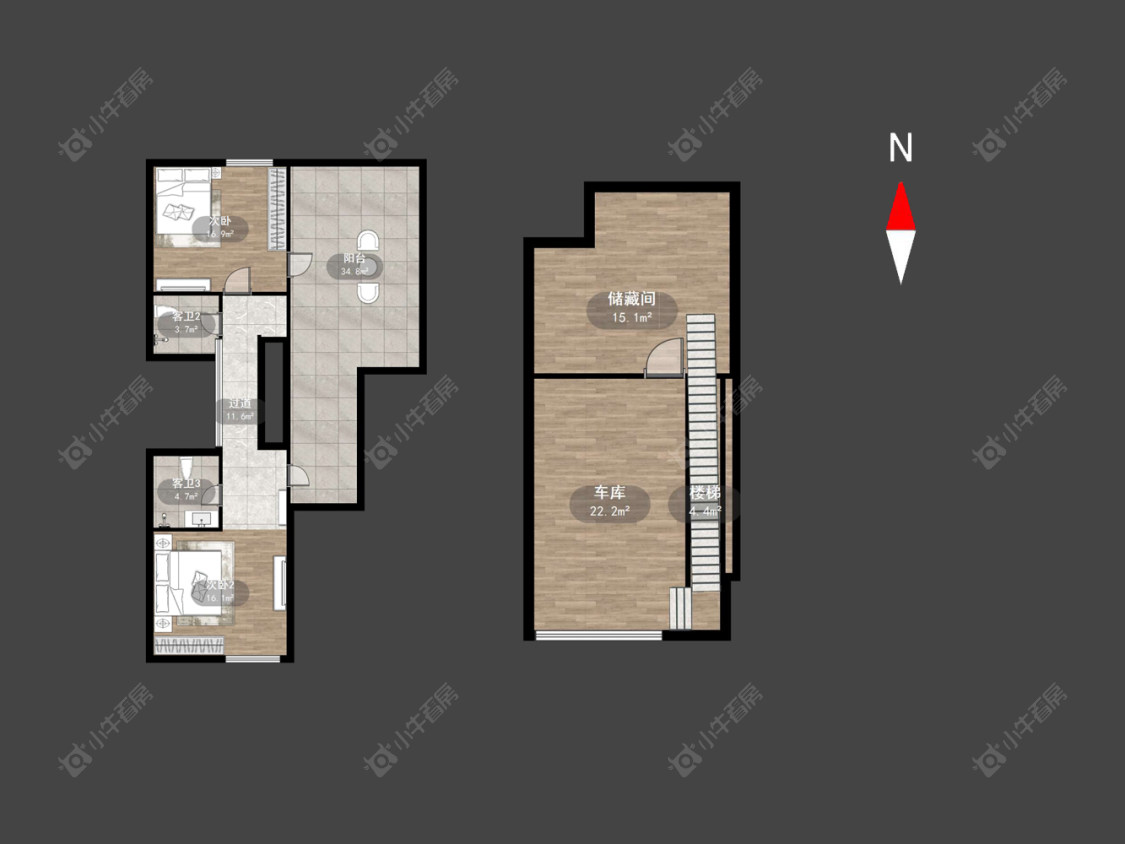 秀江南花园房源户型图 常州秀江南花园在售二手房源户型图_小牛看房