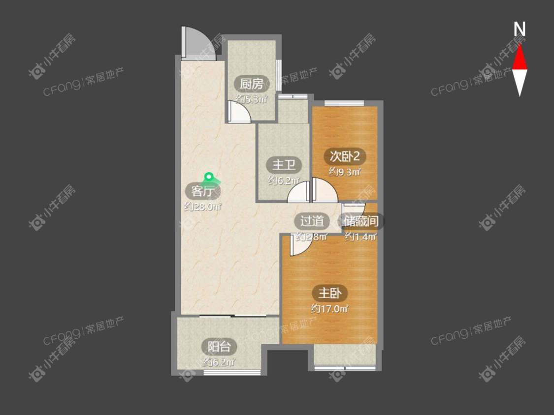 常州晋陵文锦在租房源_小牛看房