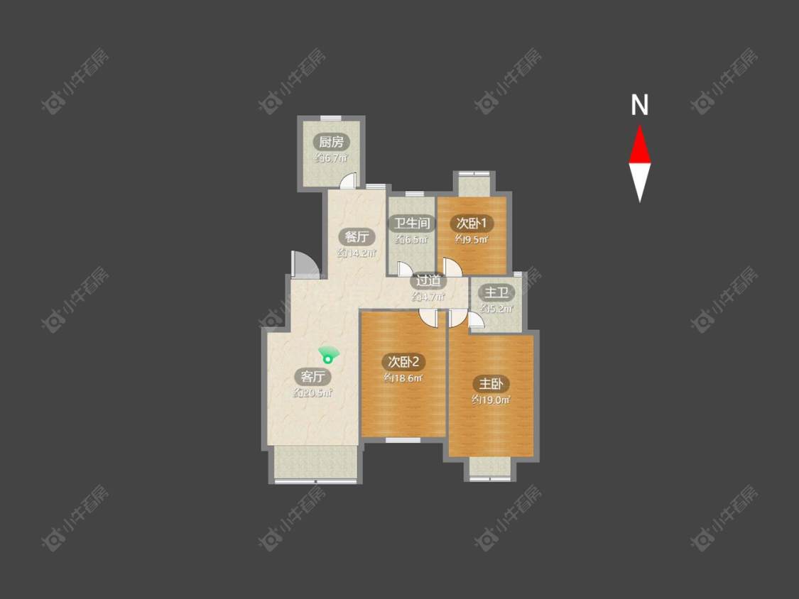 常州中意宝第在售二手房房源户型图_小牛看房