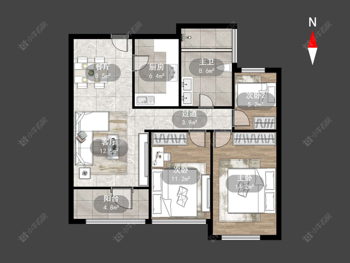 常州上书房在售二手房源户型图_小牛看房