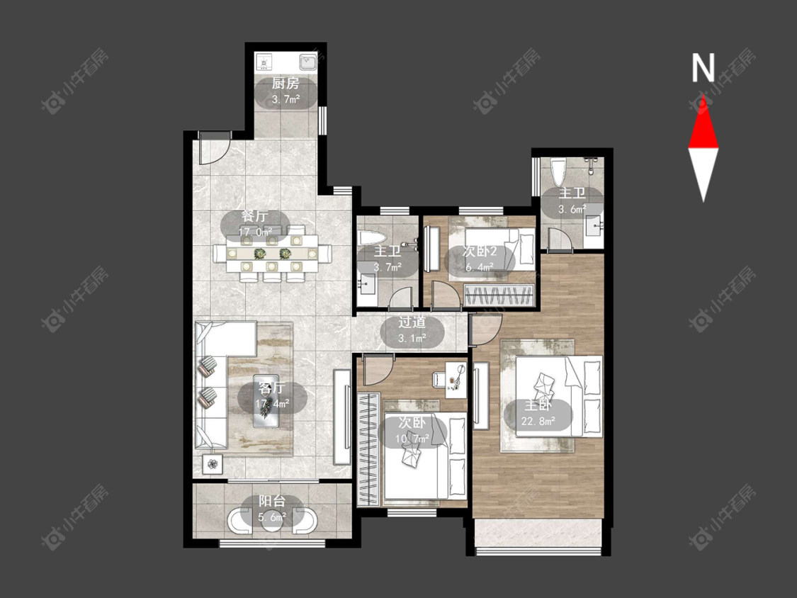 百馨西苑四期房源户型图 常州百馨西苑四期在售二手房源户型图_小牛看房
