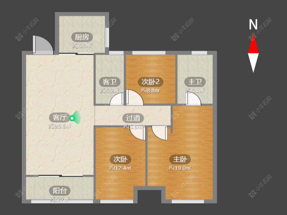 常州尚枫澜湾在售二手房源户型图_小牛看房