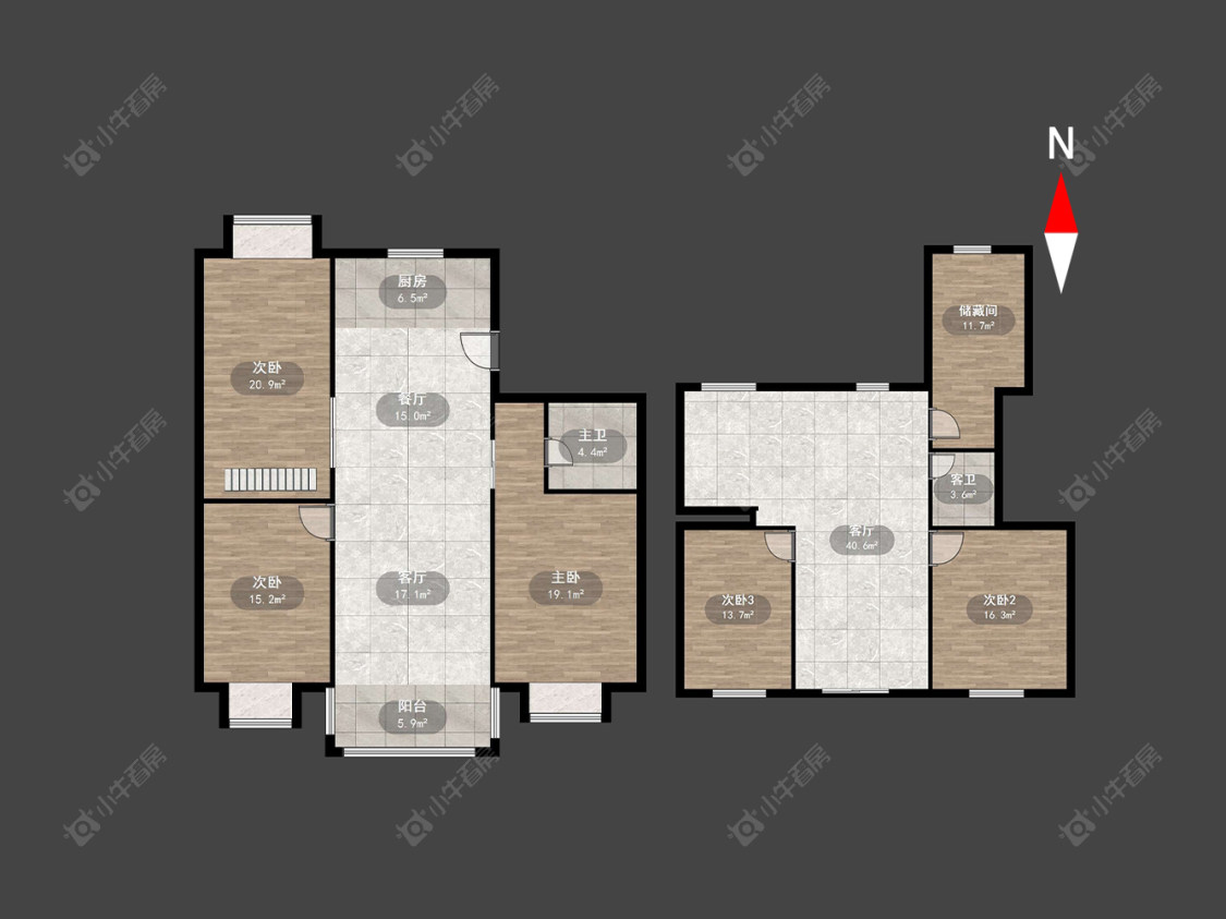 世纪花园房源户型图 常州世纪花园在售二手房源户型图_小牛看房