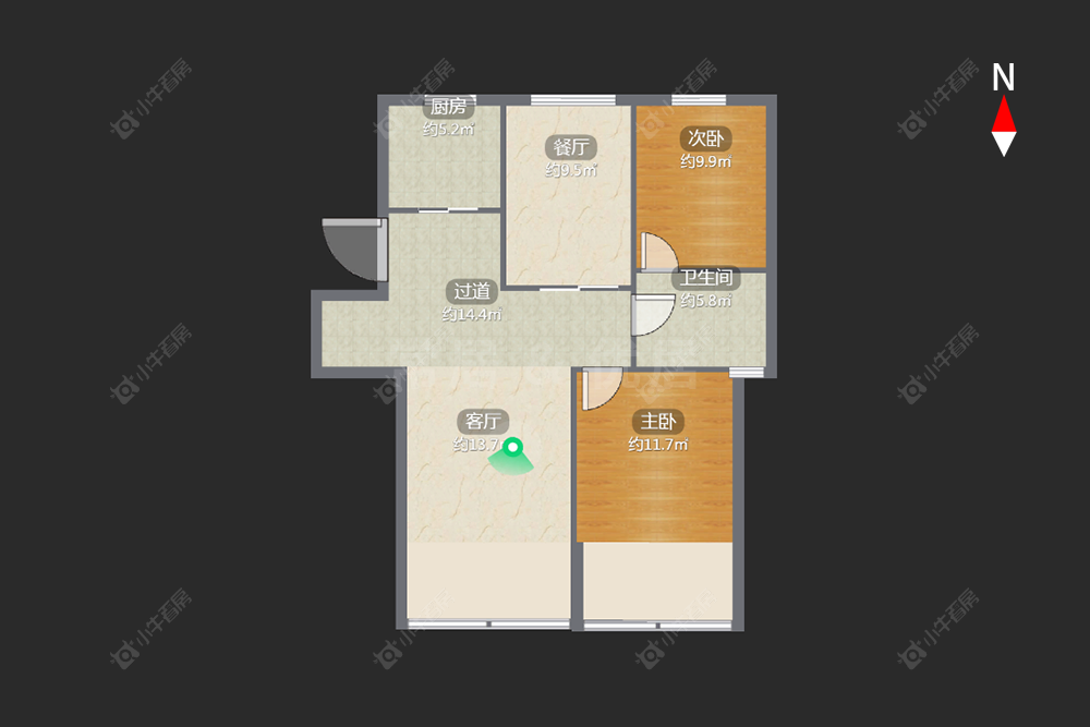 常州新城郡未来在售二手房源户型图_小牛看房