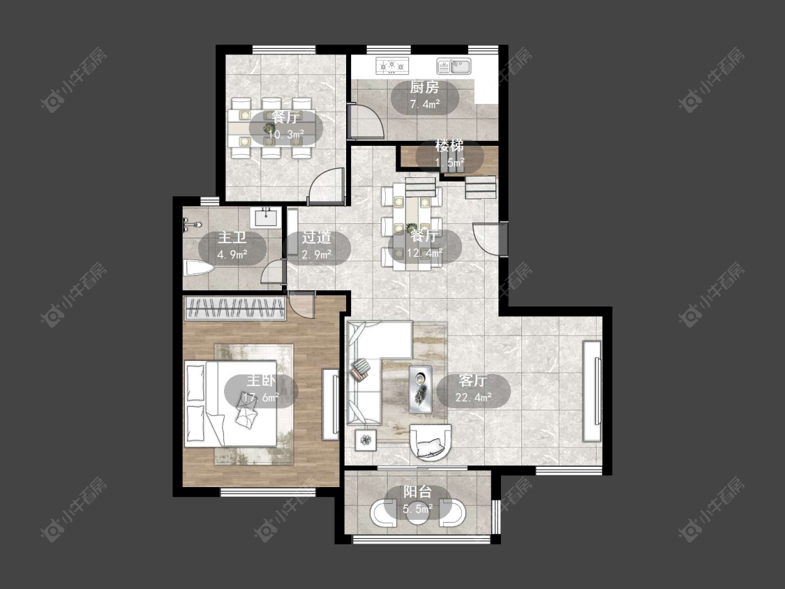 常州领秀花都在售二手房源户型图_小牛看房
