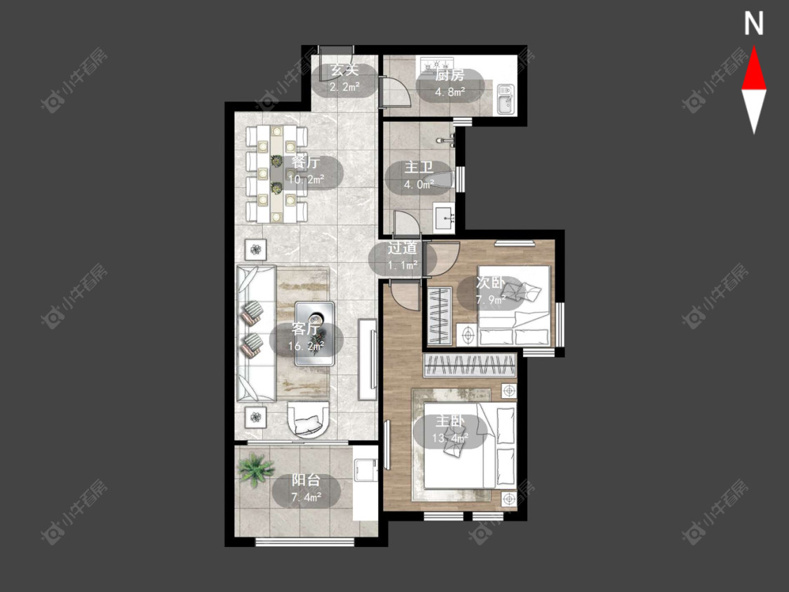 凯悦中心房源户型图 常州凯悦中心在售二手房源户型图_小牛看房