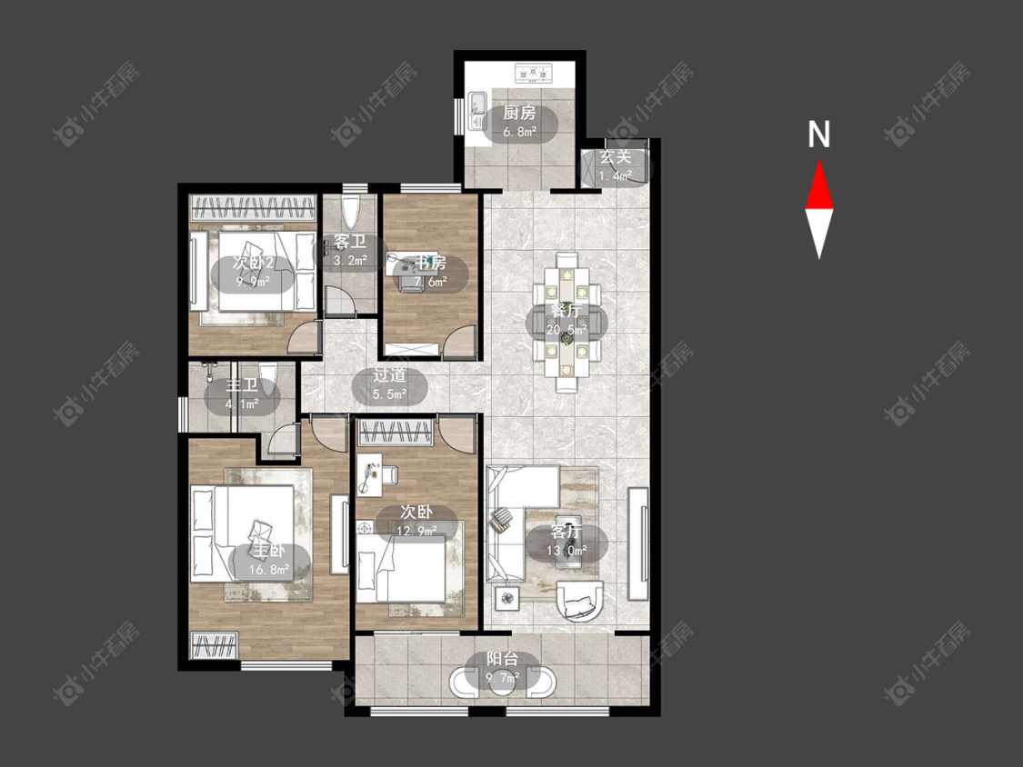 新城黑牡丹·世纪之光房源户型图 常州新城黑牡丹·世纪之光在售二手房源户型图_小牛看房