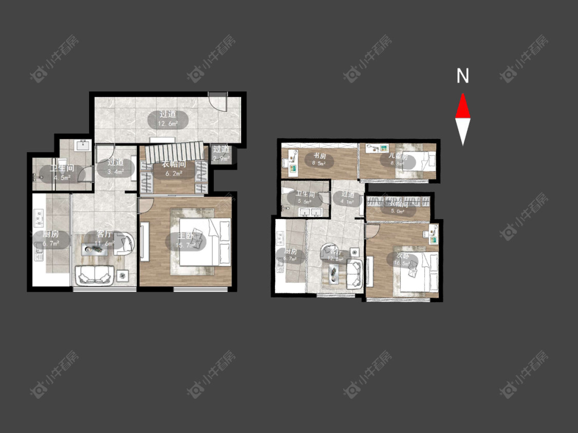 保纳商业广场房源户型图 常州保纳商业广场在售二手房源户型图_小牛看房