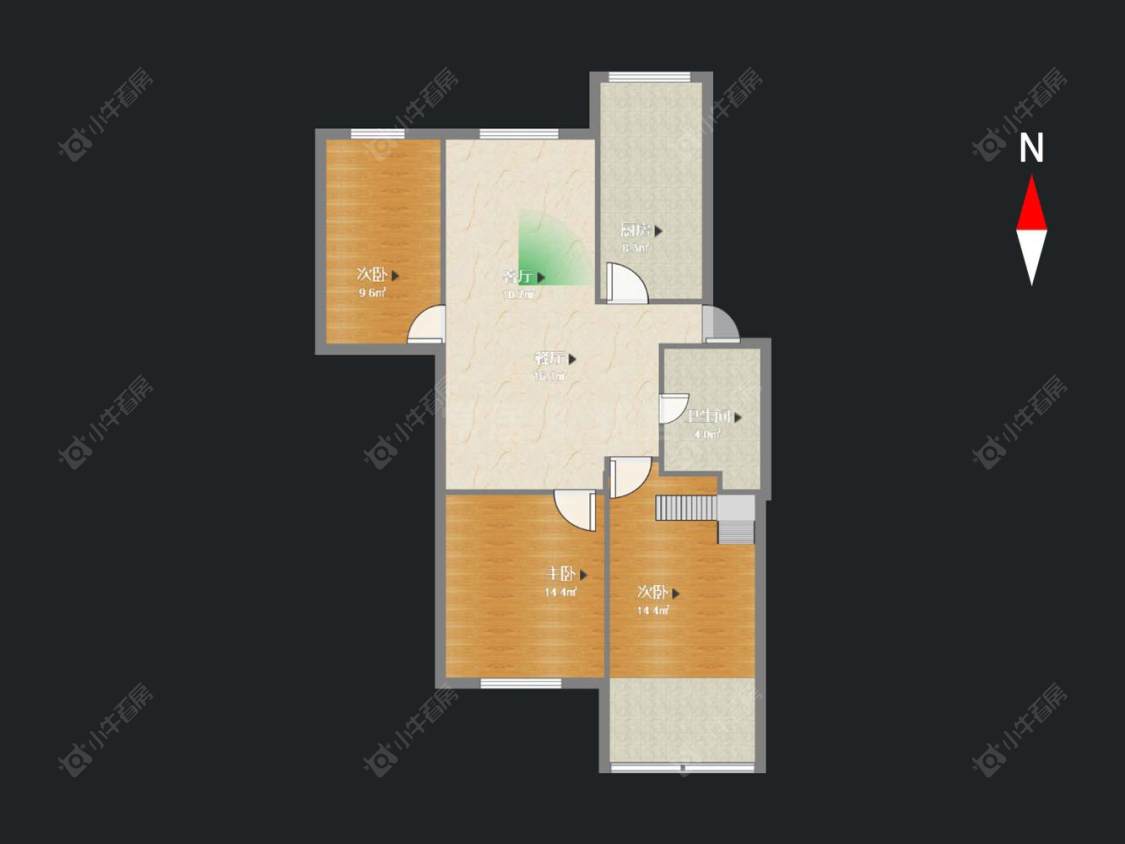 虹景花园一期房源户型图 常州虹景花园一期在售二手房源户型图_小牛看房