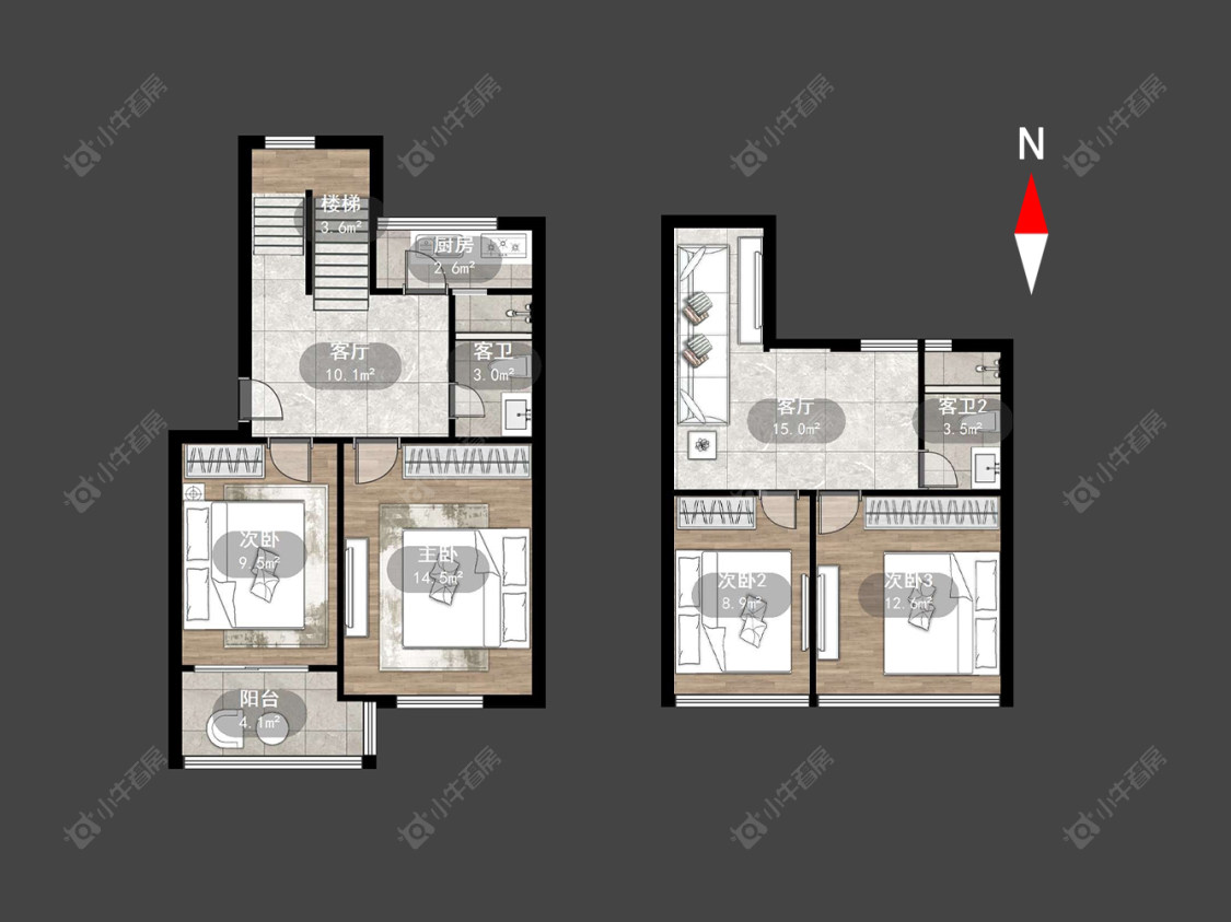 常州红梅东村在售二手房源户型图_小牛看房