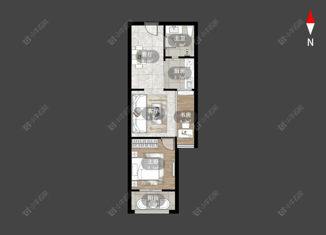 常州九洲玺在售二手房房源户型图_小牛看房