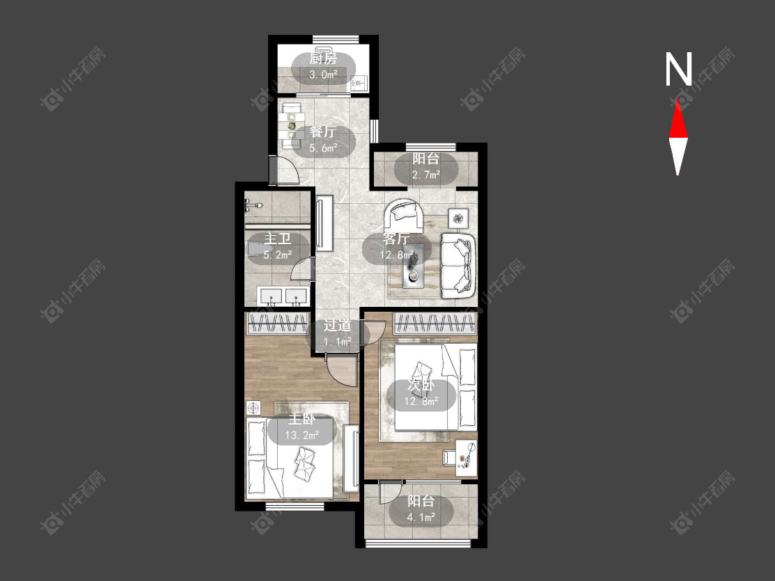 朝阳三村房源户型图 常州朝阳三村在售二手房源户型图_小牛看房