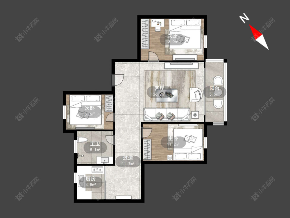 常州早科坊大厦在售二手房源户型图_小牛看房