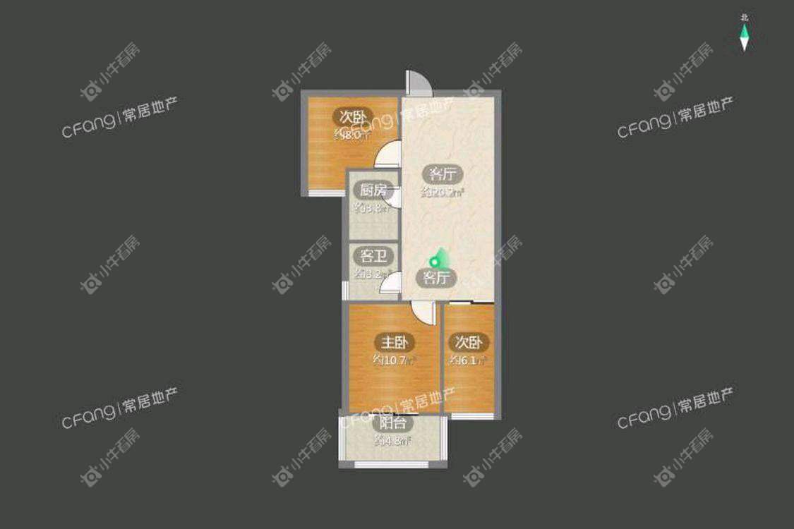 常州和平国际商业街在租房源户型图_小牛看房