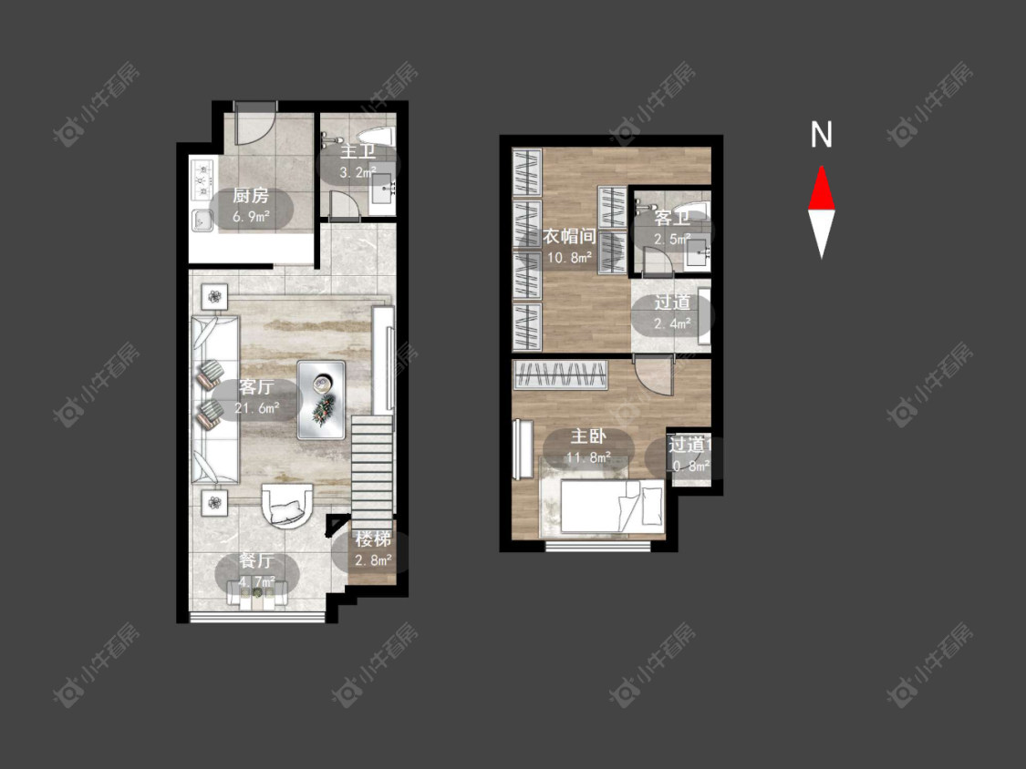 常州芝荟时光在售二手房源户型图_小牛看房