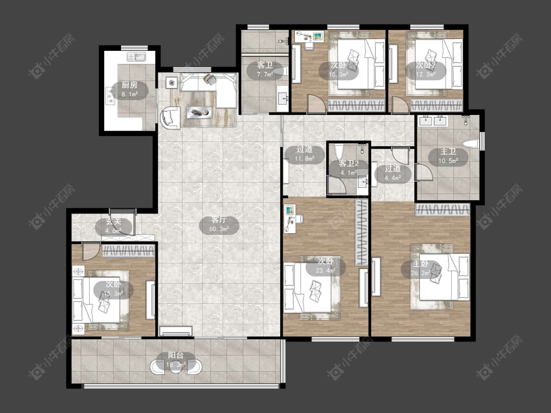 常州天怡南郡在售二手房源户型图_小牛看房
