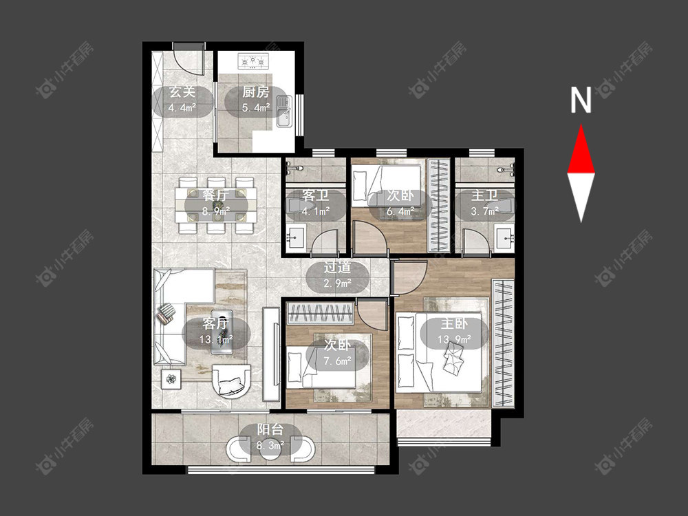 碧桂园都市森林房源户型图 常州碧桂园都市森林在售二手房源户型图_小牛看房
