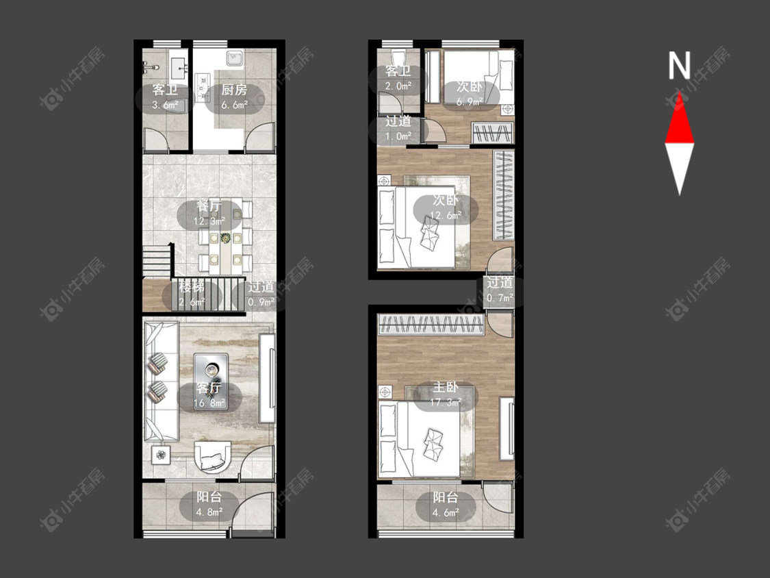 常州陈渡镇东在售二手房源户型图_小牛看房