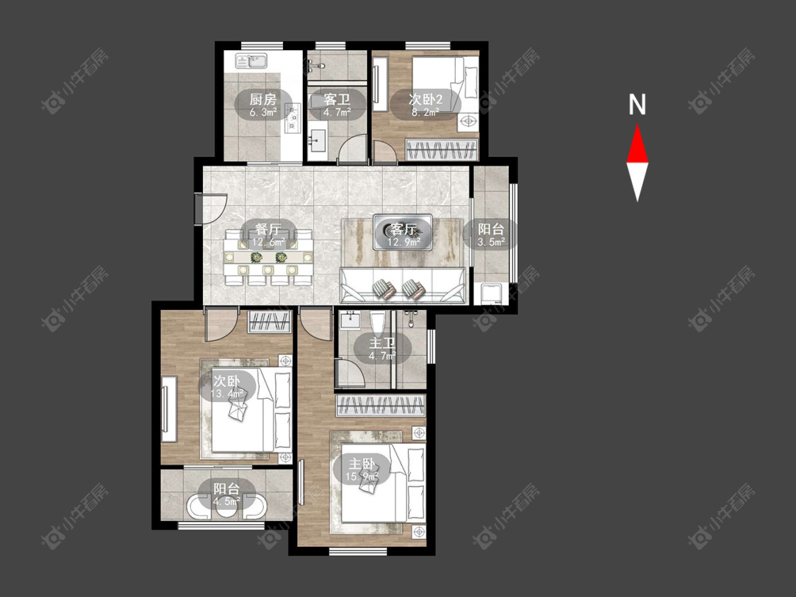 怡枫苑房源户型图 常州怡枫苑在售二手房源户型图_小牛看房